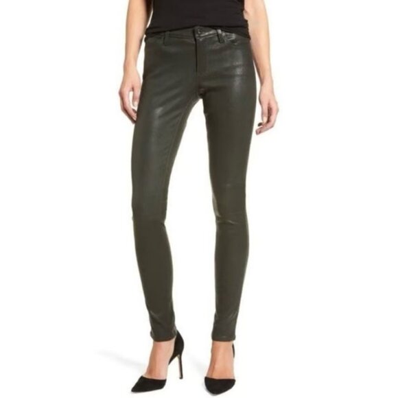 AG Jeans The Legging Ankle Super Skinny Ankle Pants Women's Size 27 Green NWOT! - Picture 1 of 5